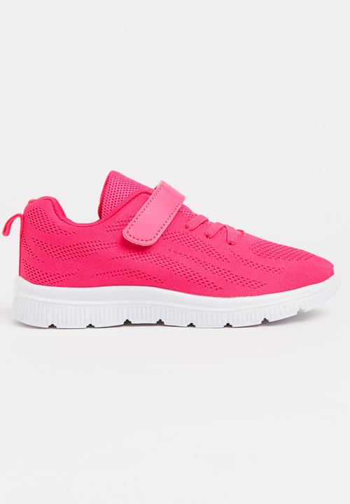 Pop Candy - Lace  Up Sneaker Dark Pink