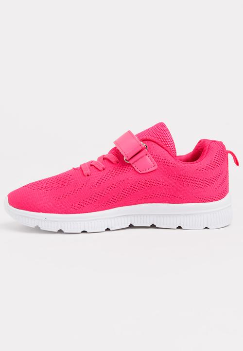 Pop Candy - Lace  Up Sneaker Dark Pink
