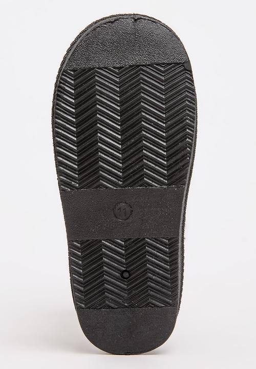 Foot Focus - Aztec Detailed Boots Black