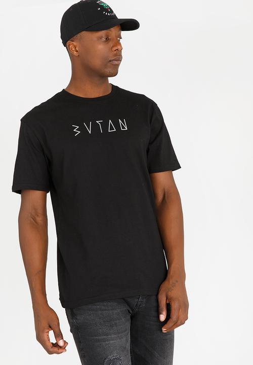 Butan - Glow In Dark Printed Tee Black and White