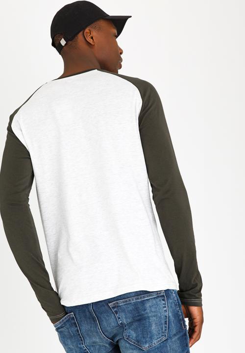 Brave Soul - Prague Cotton Tee Khaki Green
