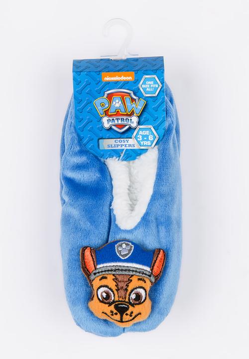 Character Fashion - Paw Patrol Sherpa Slippers Blue