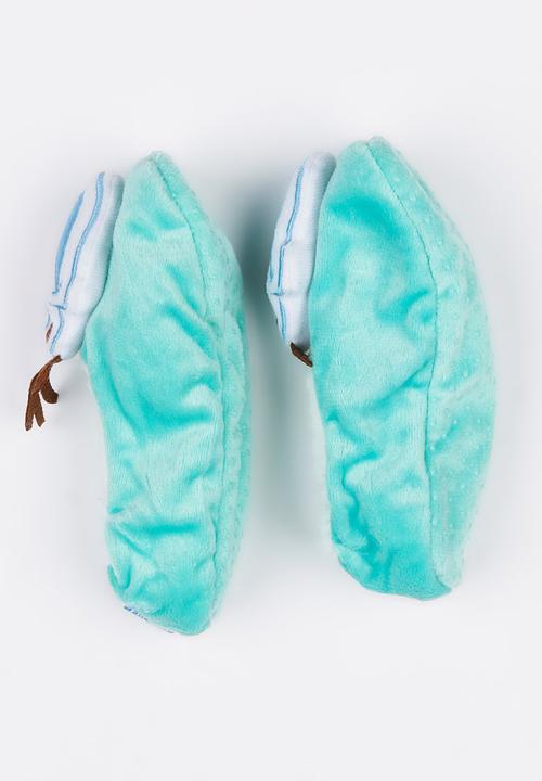 Character Fashion - Frozen Sherpa Slippers Blue