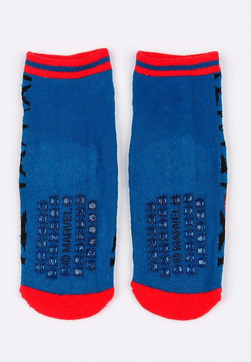 Character Fashion - Spider-Man Slipper Socks Multi-colour
