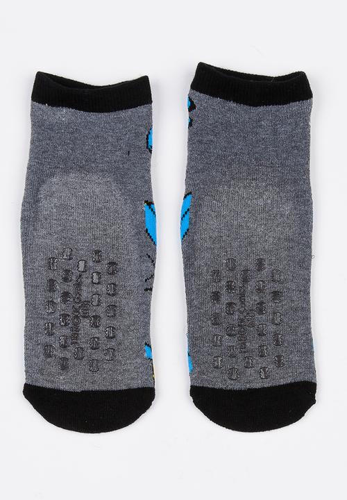 Character Fashion - Batman Slipper Socks Multi-colour