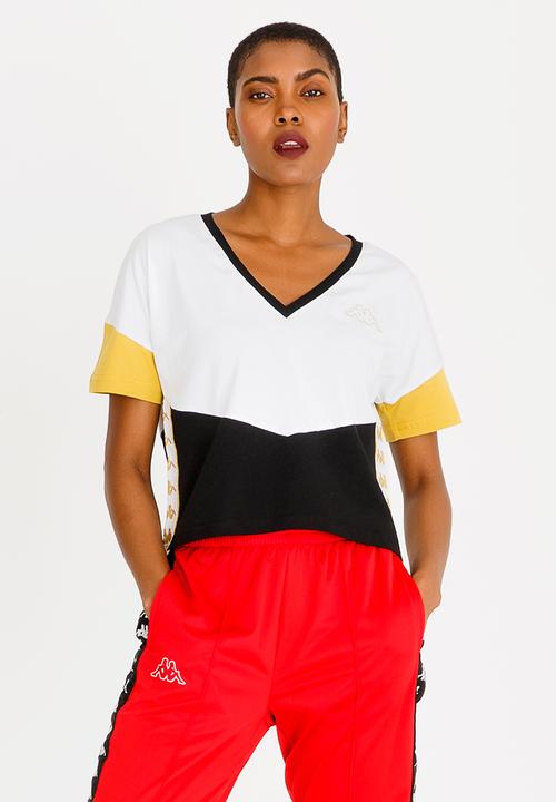 KAPPA - Banda Ladies Crop Tee Black and White