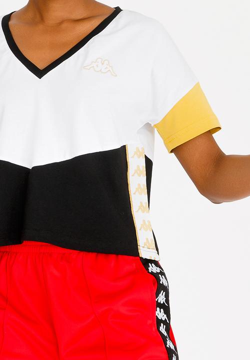 KAPPA - Banda Ladies Crop Tee Black and White