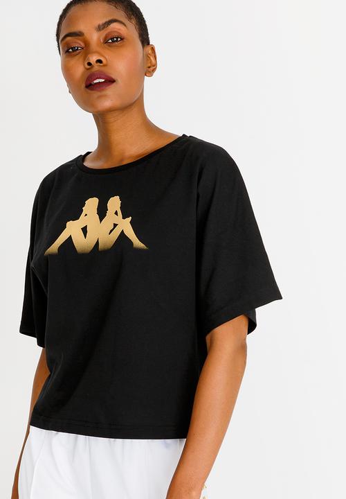 KAPPA - Training Crop Tee Black