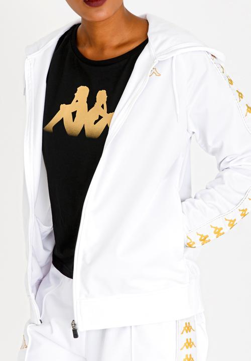 KAPPA - Hooded Sweatshirt White