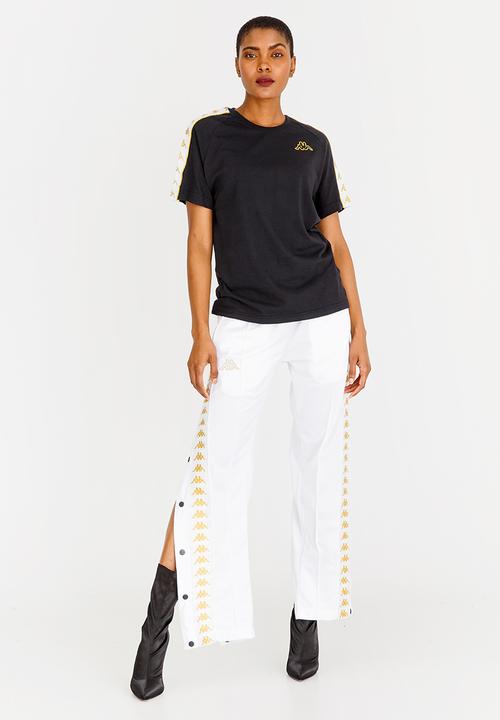 KAPPA - Contrast Trim Tee Black and White