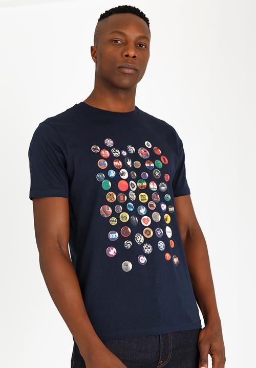 Ben Sherman - Badges Printed Tee Navy