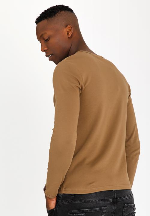 SOVIET - Dust V Neck Muscle Tee Taupe