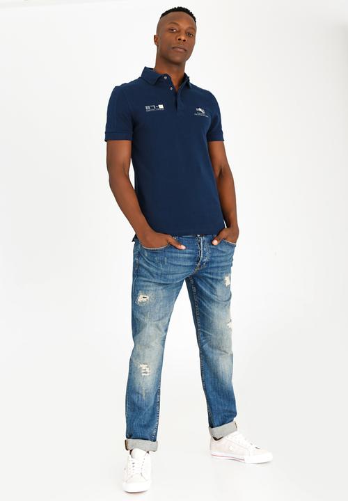 SOVIET - Atom Cotton Fashion Golfer Navy