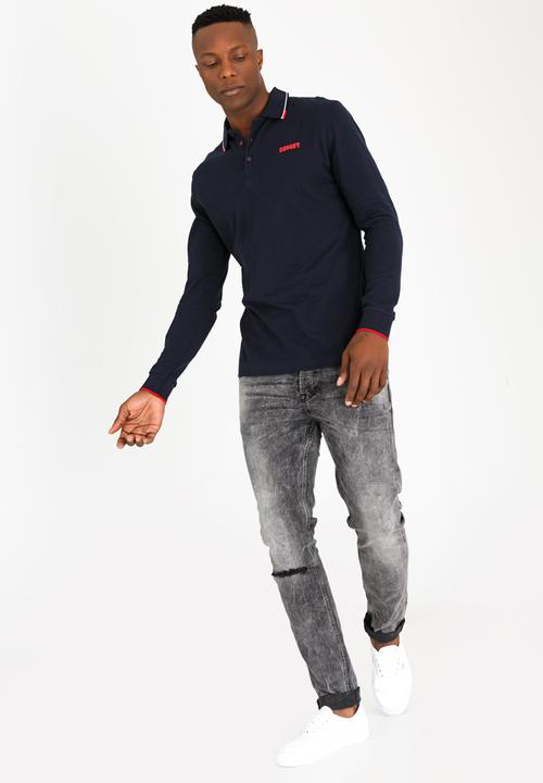 SOVIET - Wimbledon Cotton Pique Golfer Navy