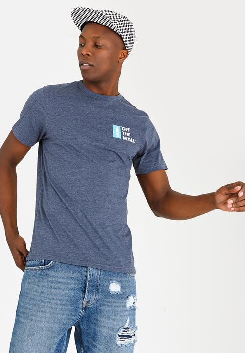Vans - Vans Off The Wall III Cotton Tee Navy & White