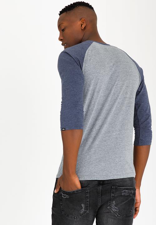 Vans - Vans Off The Wall Cotton Raglan Tee Grey