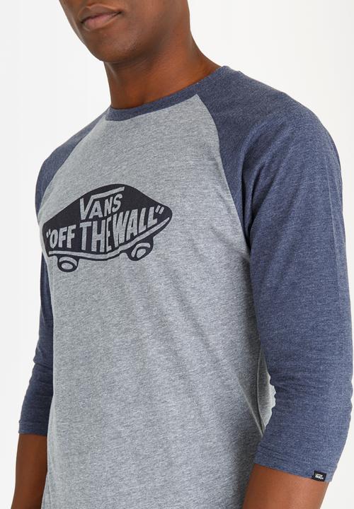 Vans - Vans Off The Wall Cotton Raglan Tee Grey