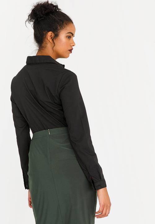 edit - Long Sleeve Classic Shirt Black