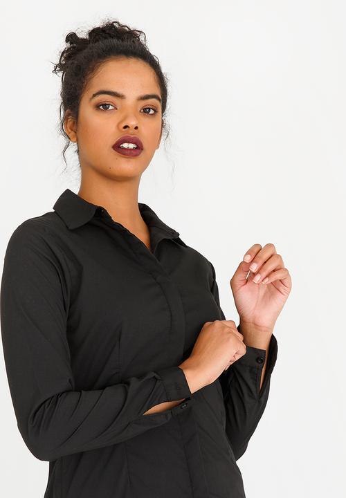edit - Long Sleeve Classic Shirt Black