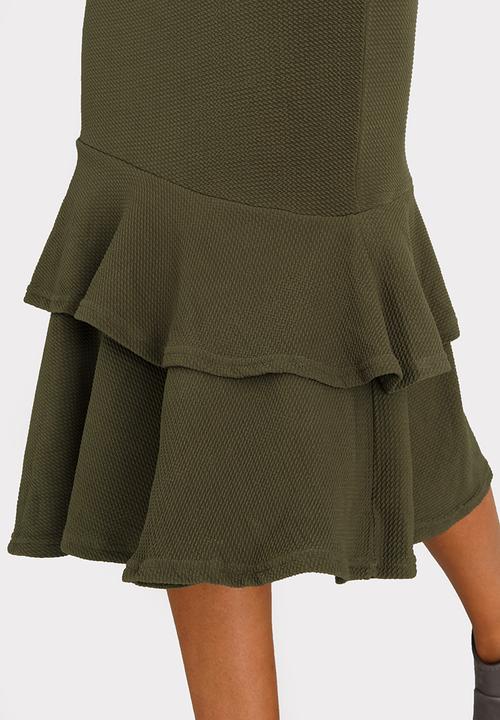 edit - Frilly Skirt Dark Green