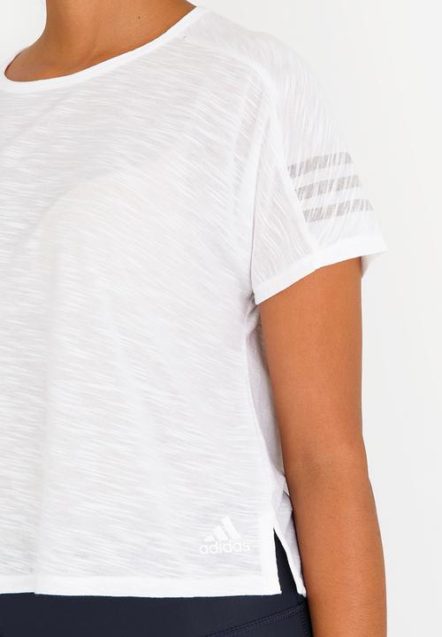 adidas - ID stripe tee - white 