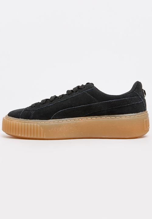 PUMA - Puma Suede Platform Jewel Sneaker Black