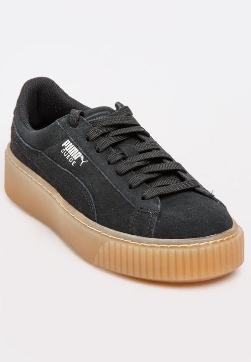 PUMA - Puma Suede Platform Jewel Sneaker Black