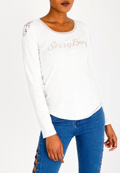 SISSY BOY - One Up With Crochet Detail Stone
