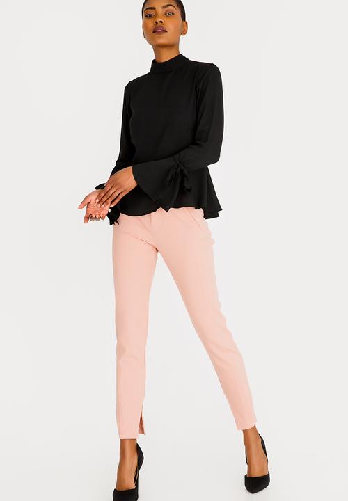 SISSY BOY - Girl Boss Peplum Top Black