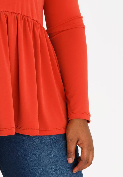 edit Plus - Babydoll Top Rust