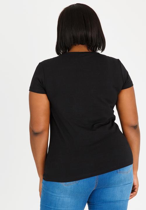 POLO - Allie Pony Tee Black