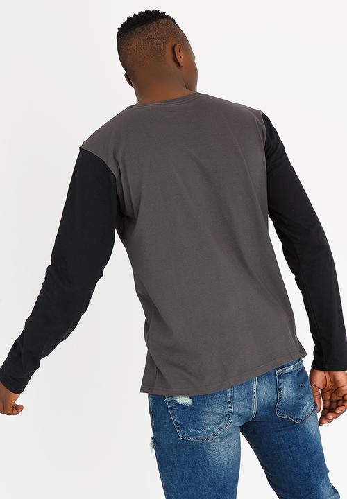 Fox - Hawliss Cotton Tee Charcoal