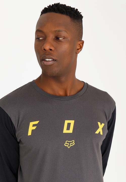 Fox - Hawliss Cotton Tee Charcoal