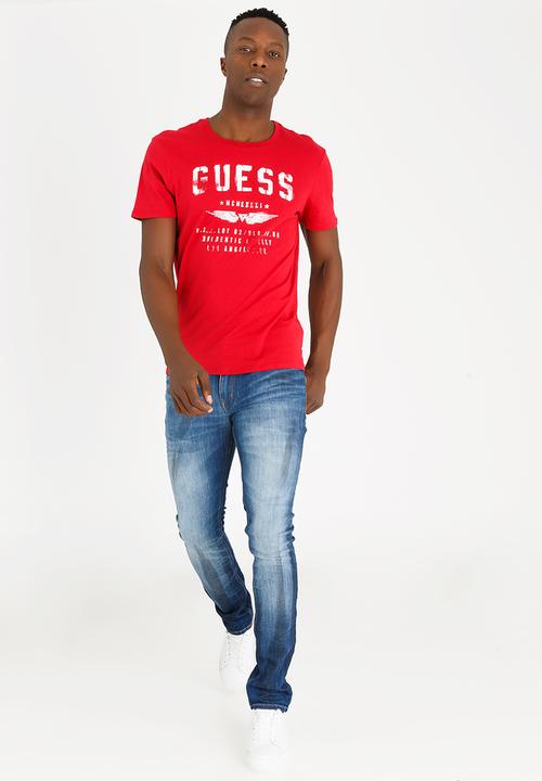 GUESS - Basic Guess Cotton Tee Red