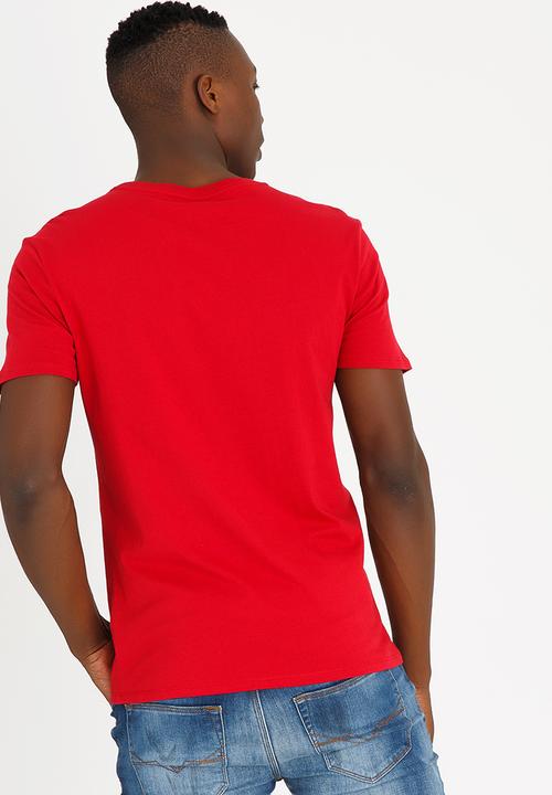 GUESS - Basic Guess Cotton Tee Red