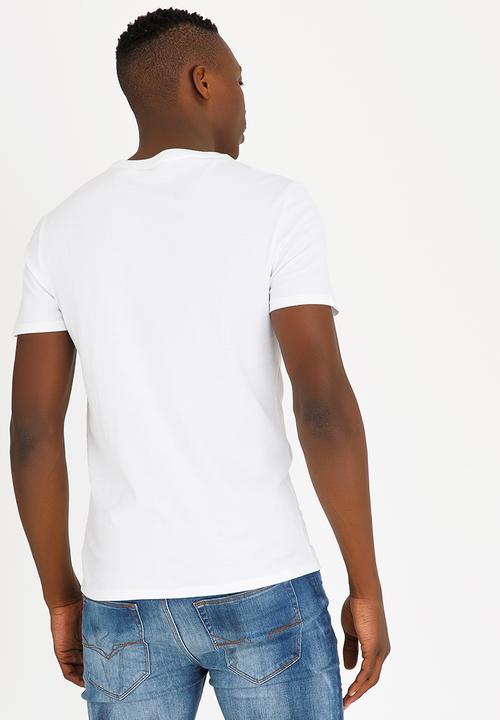 GUESS - Basic Classic Tri  Cotton Tee White