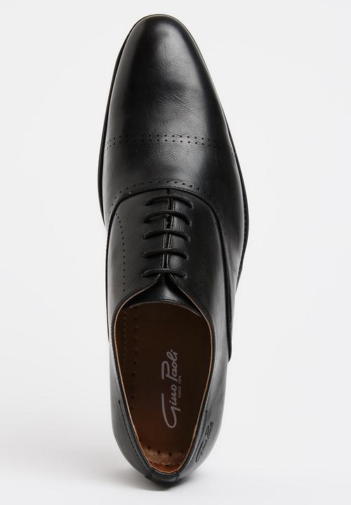 Gino Paoli - Oxford Toe Cap PU Shoes Black
