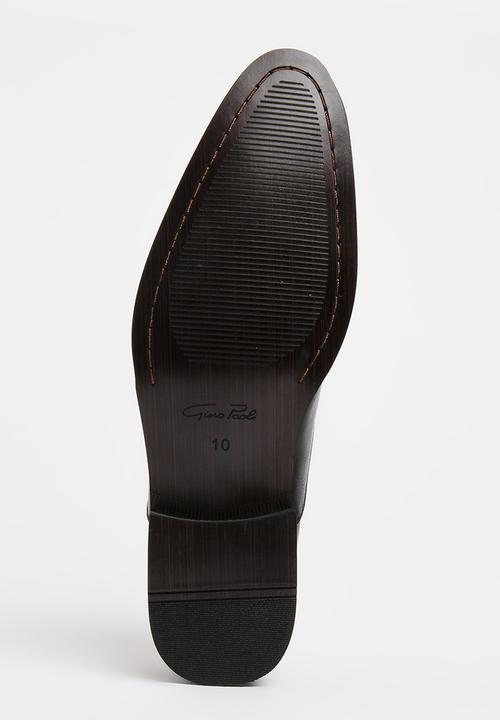 Gino Paoli - Oxford Toe Cap PU Shoes Black
