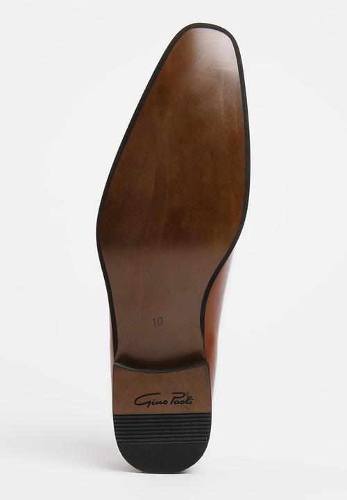Gino Paoli - Medallion Toe Oxford Shoes Tan