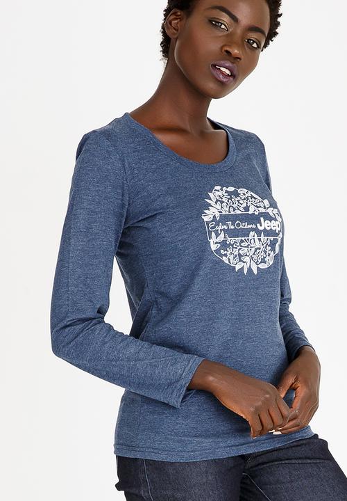 JEEP - Long Sleeve Tee Navy
