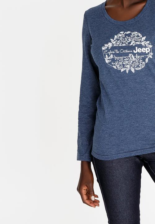 JEEP - Long Sleeve Tee Navy