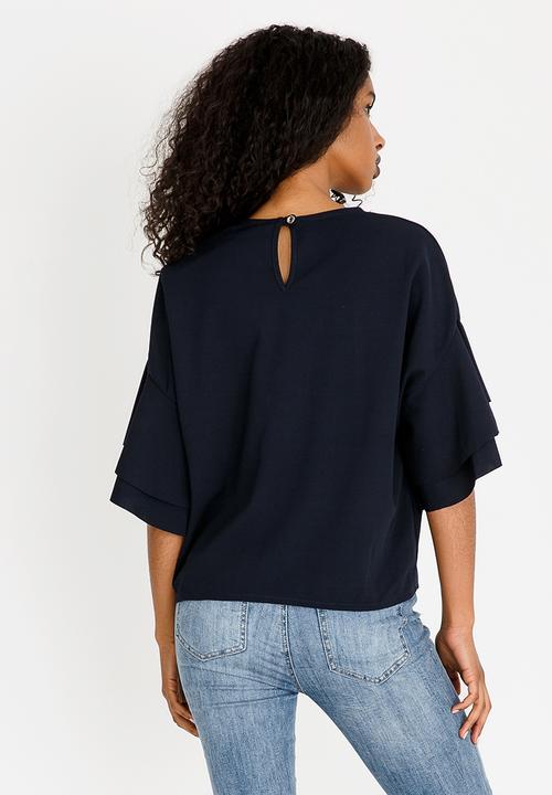 Revenge - Embellishment Detail Top Navy