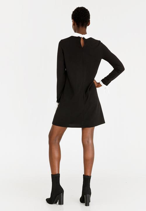 c(inch) - Collar Detail Dress Black