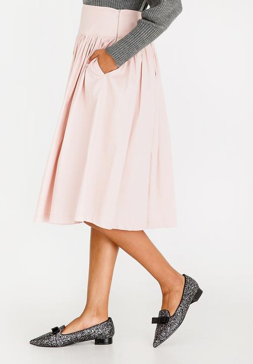 STYLE REPUBLIC - Volume Midi Skirt Rose