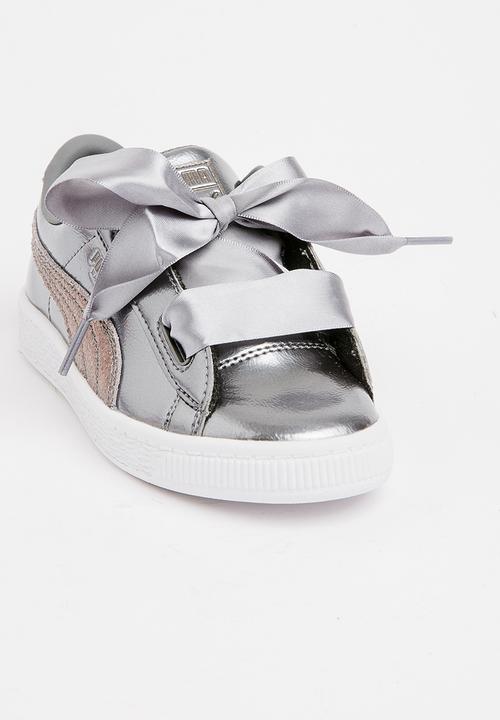 PUMA - Puma Basket Heart Lunar Lux PS Sneaker Dark Grey