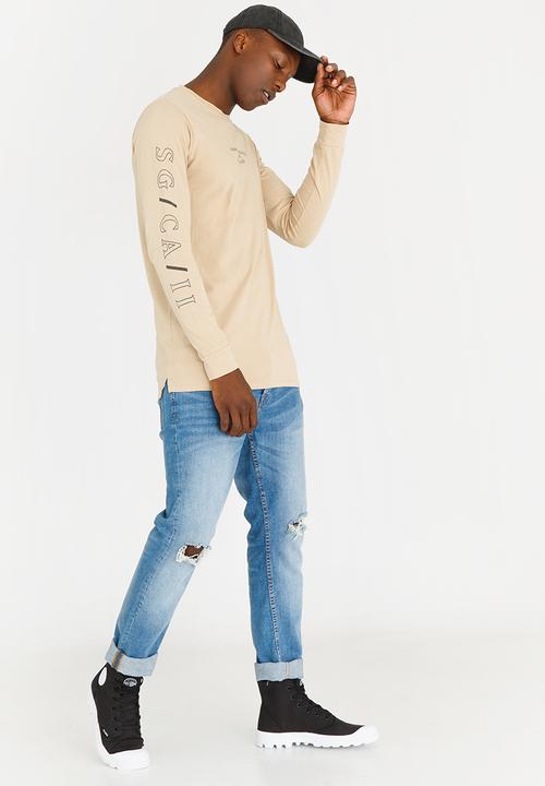 St Goliath - Matrix Cotton Tee Tan