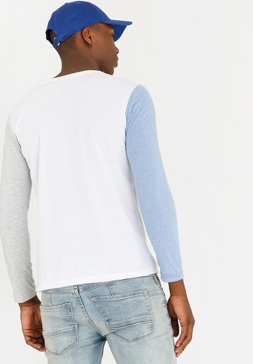 STYLE REPUBLIC - Contrast Sleeve T-shirt White