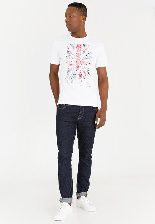 Ben Sherman - Printed Cotton Tee White