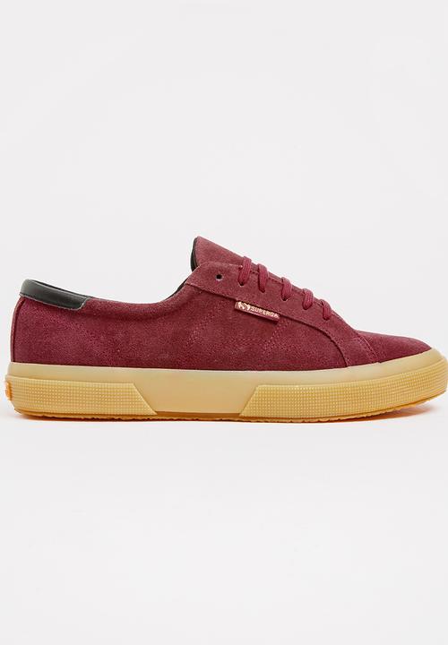 maroon superga sneakers