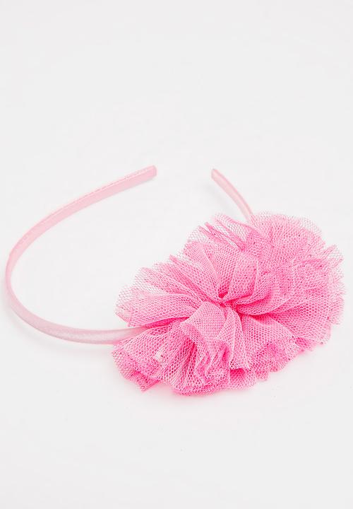 Jewels and Lace - Party Foil Aliceband Pale Pink
